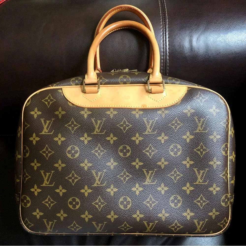 LOUIS VUITTON Deauville LV Monogram Top Handle Weekend Doctor’s Bag 35cm